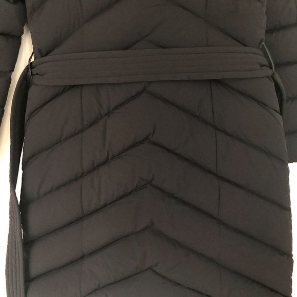 Mackage Ilena Belted Down Coat Black S - Picture 3 of 4